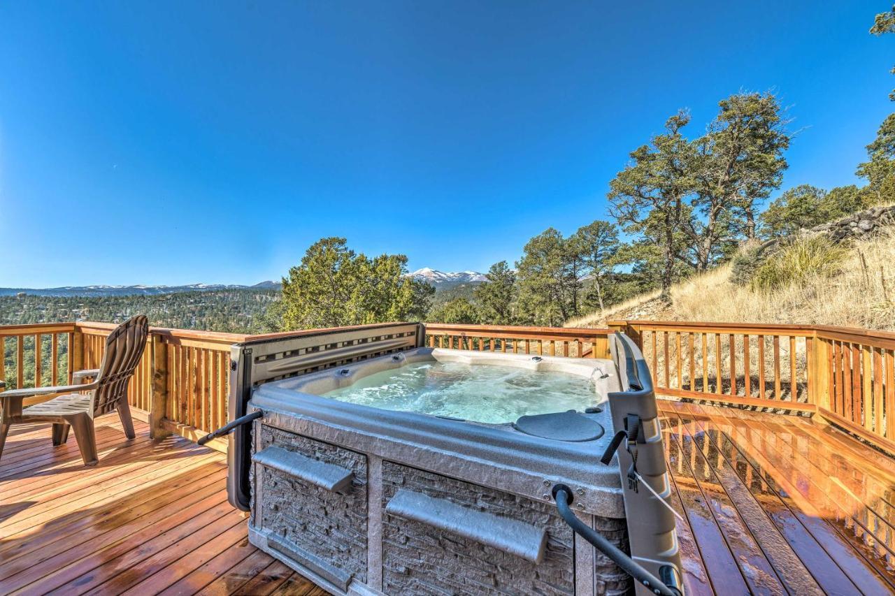 Mountains Majesty Cabin With Hot Tub And Mtn Views! Βίλα Ruidoso Εξωτερικό φωτογραφία